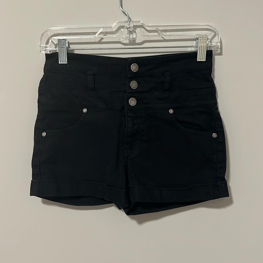 Tinsel Black Jean Shorts